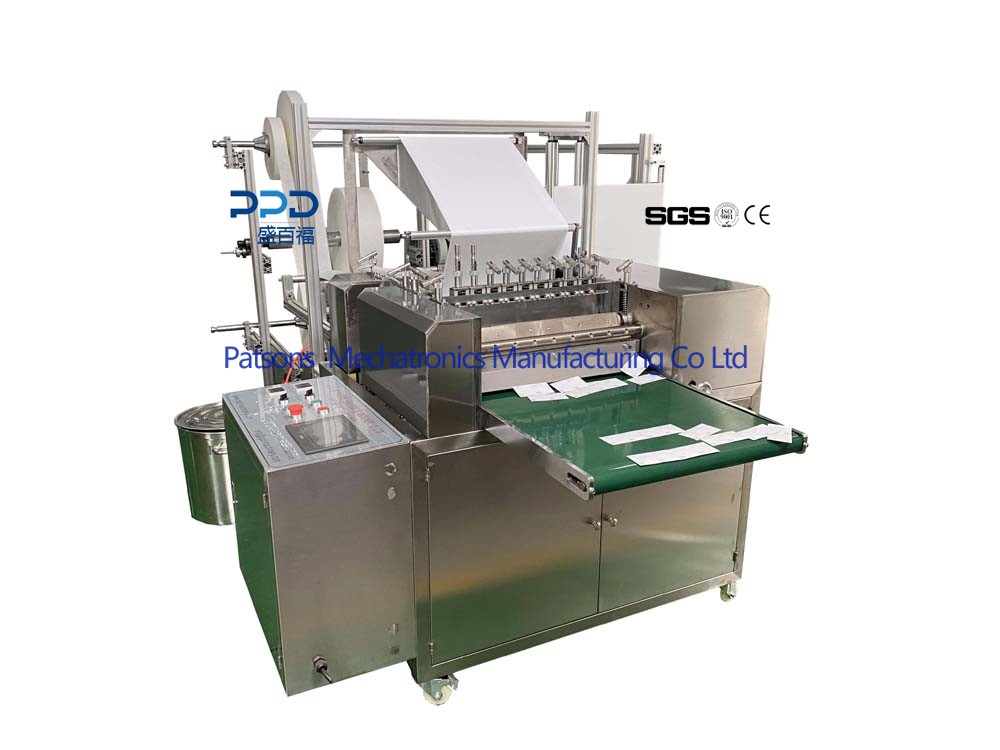 Automatic 8 Lanes Alcohol Pad Alcohol Swabs Packaging Machine
